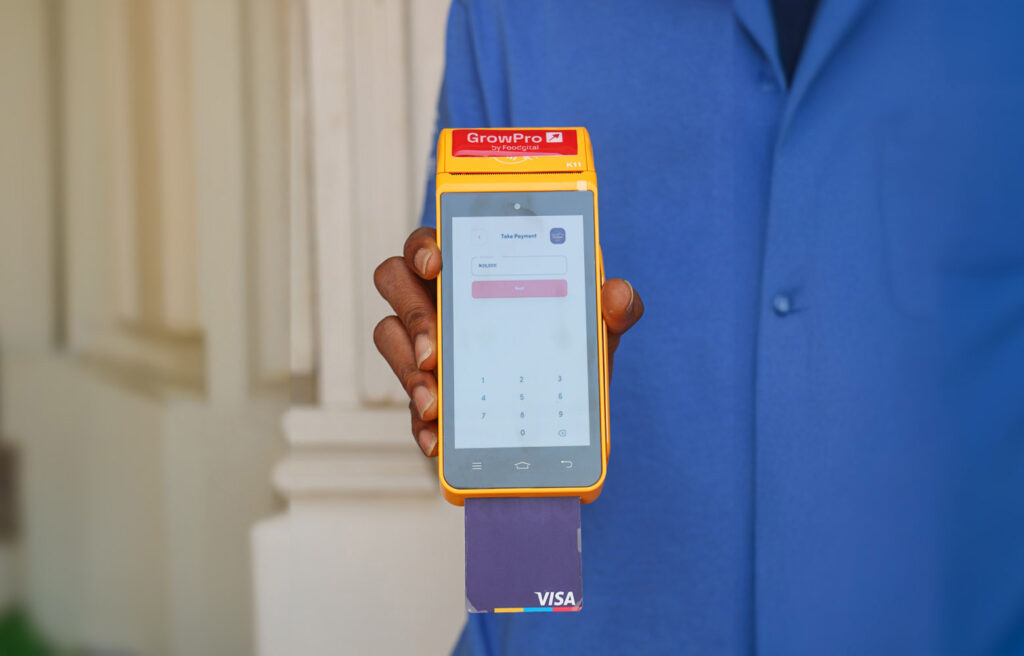 GrowPro POS system interface showcasing order management and customer engagement features for restaurants.