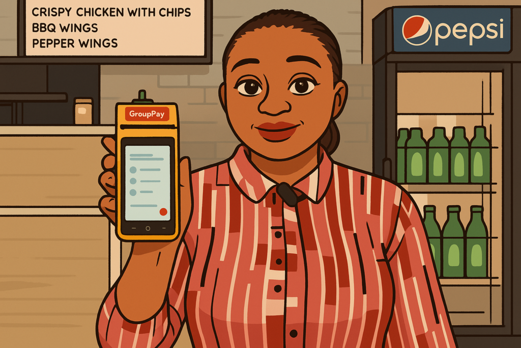ChatGPT Image Apr 1, 2025, 10_23_29 AM Restaurant manager overseeing operations and customer service in a Nigerian restaurant, highlighting management practices.